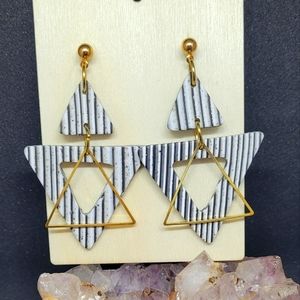 Polymer clay earrings